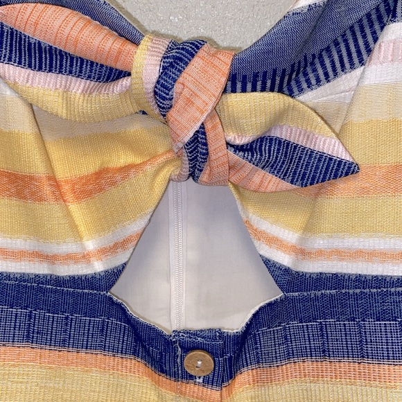 Hutch by Anthropologie Striped Spaghetti Strap Cutout Sweetheart Neck Sundress - Picture 5 of 11